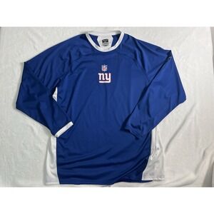 Reebok NFL New York Giants Officially Licensed Blue White Shirt Size XL